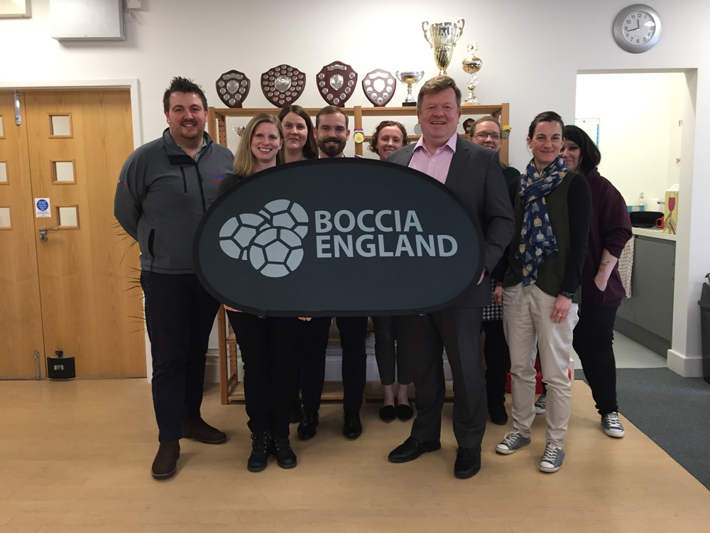 BOCCIA ENGLAND THE NEWEST TENANTS AT MEDIA HOUSE BEESTON FHP FHP